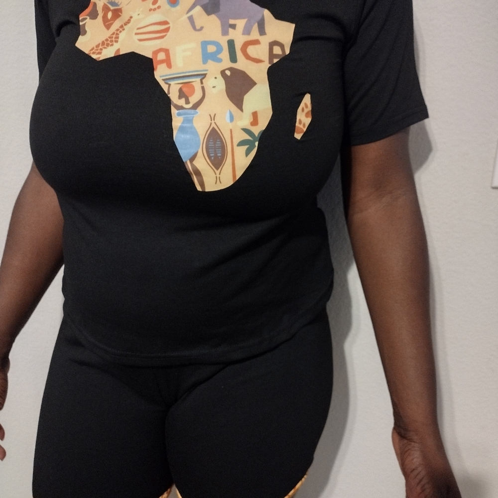 Two piece African short set